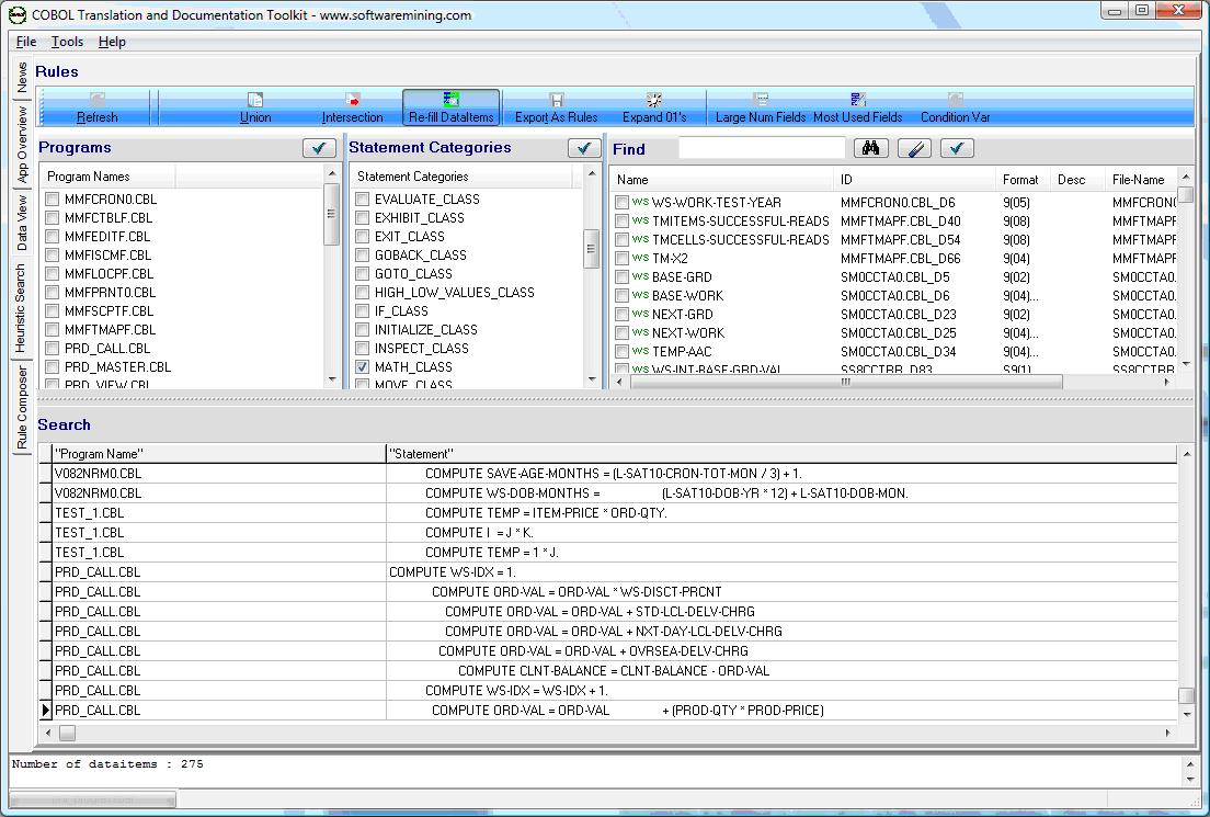 Cobol Business Rule Extraction 1669